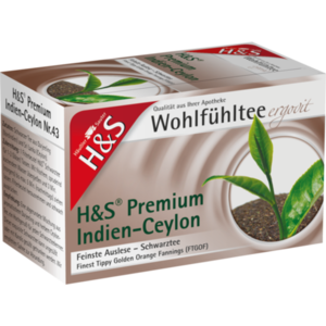 H&S Schwarztee Premium Indien-Ceylon Filterbeutel