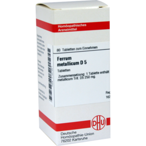 FERRUM METALLICUM D 5 Tabletten