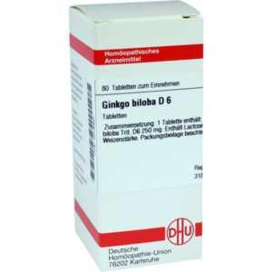 GINKGO BILOBA D 12 Tabletten