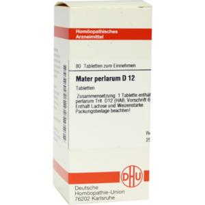 MATER PERLARUM D 12 Tabletten