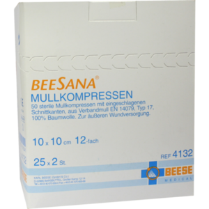 MULLKOMPRESSEN 10x10 cm steril 12fach