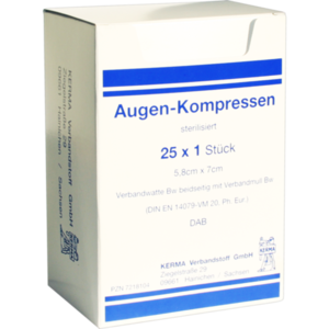 AUGENKOMPRESSEN 5,8x7 cm steril