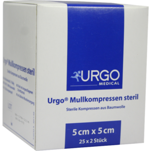 URGO MULLKOMPRESSEN 5x5 cm steril
