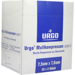 URGO MULLKOMPRESSEN 7,5x7,5 cm steril