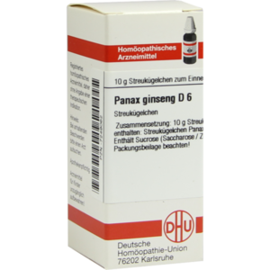 PANAX GINSENG D 6 Globuli