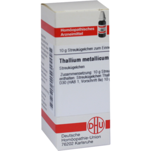 THALLIUM METALLICUM D 30 Globuli