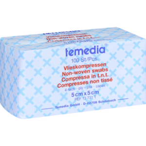 VLIESKOMPRESSEN unsteril 5x5 cm 4fach
