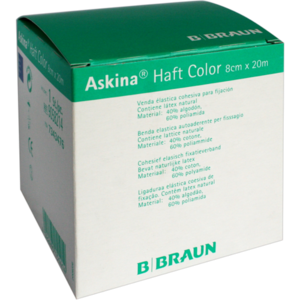 ASKINA Haftbinde Color 8 cmx20 m blau