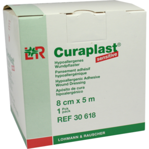 CURAPLAST Wundschnellverb.sensitiv 8 cmx5 m