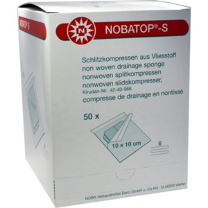 NOBATOP S Kompressen 10x10 cm steril