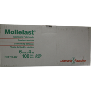 MOLLELAST Binden 6 cmx4 m weiß lose