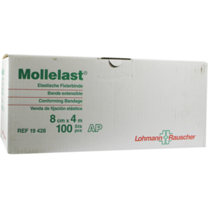 MOLLELAST Binden 8 cmx4 m weiß lose