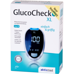 GLUCOCHECK XL Blutzuckermessgerät Set mg/dl