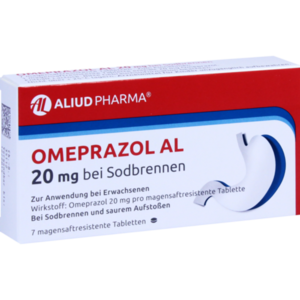 OMEPRAZOL AL 20 mg b.Sodbr.magensaftres.Tabletten