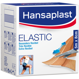 HANSAPLAST Elastic Pflaster 8 cmx5 m