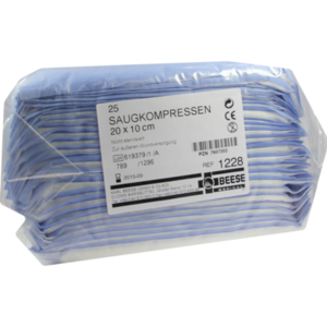 SAUGKOMPRESSEN unsteril 10x20 cm 1228