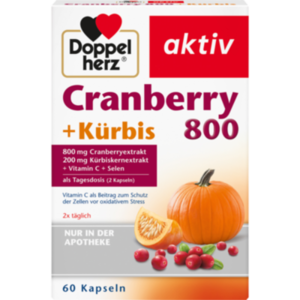 DOPPELHERZ Cranberry+K&uuml;rbis Kapseln