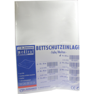 BETTSCHUTZEINLAGE Folie Molton 90x100 cm