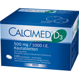 CALCIMED D3 500 mg/1000 I.E. Kautabletten