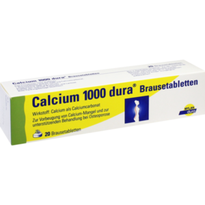 CALCIUM 1000 dura Brausetabletten