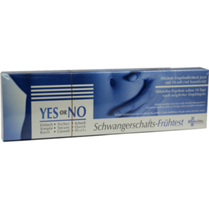 YES OR NO hCG 10 mlU Schwangerschafts-Frühtest