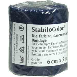 BORT StabiloColor Binde 6 cm blau