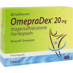 OMEPRADEX 20 mg magensaftresistente Hartkapseln