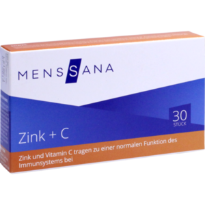 ZINK+C MensSana Lutschtabletten