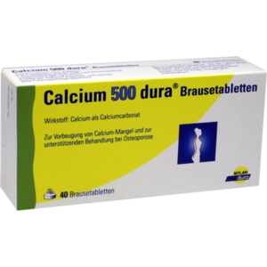 CALCIUM 500 dura Brausetabletten