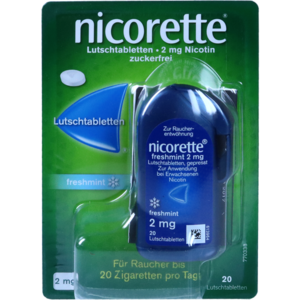 NICORETTE freshmint 2 mg Lutschtabletten gepresst