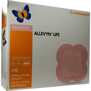 ALLEVYN Life 15,4x15,4 cm Silikonschaumverband