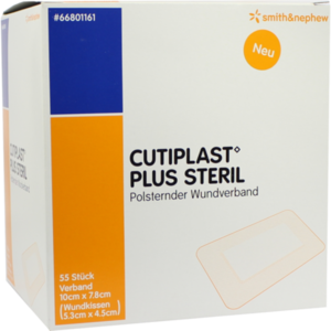 CUTIPLAST Plus steril 7,8x10 cm Verband