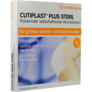 CUTIPLAST Plus steril 7,8x10 cm Verband