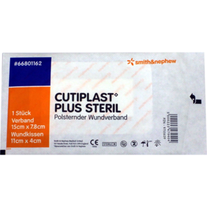 CUTIPLAST Plus steril 7,8x15 cm Verband