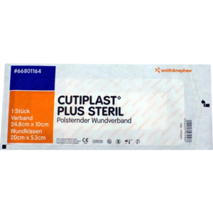 CUTIPLAST Plus steril 10x24,8 cm Verband