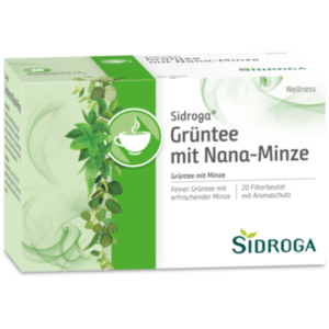 SIDROGA Wellness Grüntee m. Nana-Minze Filterb.