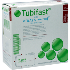 TUBIFAST 2-Way Stretch 3,5 cmx10 m rot