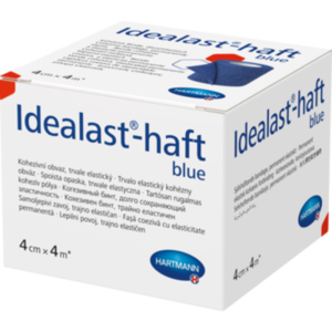 IDEALAST-haft color Binde 4 cmx4 m blau