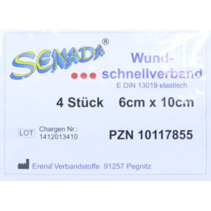 SENADA Wundschnellverband 6x10 cm