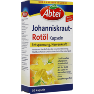 ABTEI Johanniskraut Rotöl Kapseln