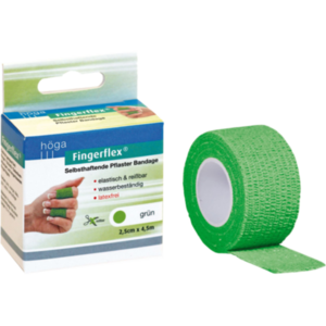 FINGERFLEX 2,5 cmx4,5 m grün latexfrei