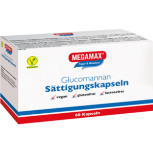 MEGAMAX Sättigungskapseln Glucomannan