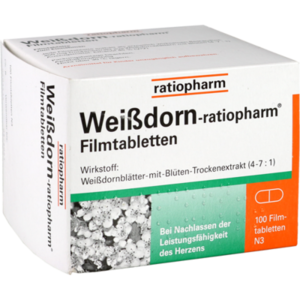 WEISSDORN-RATIOPHARM Filmtabletten