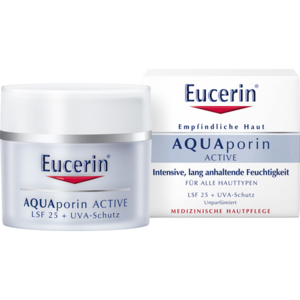 EUCERIN AQUAporin Active Creme LSF 25