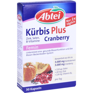 ABTEI K&uuml;rbis Plus Cranberry Kapseln