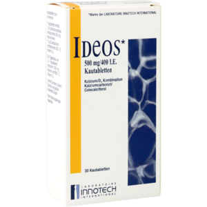 IDEOS 500 mg/400 I.E. Kautabletten