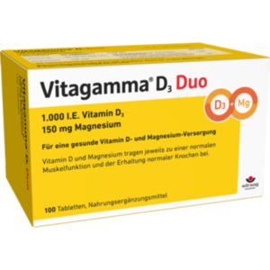 VITAGAMMA D3 Duo 1.000 I.E Vit.D3 150mg Magnes.NEM