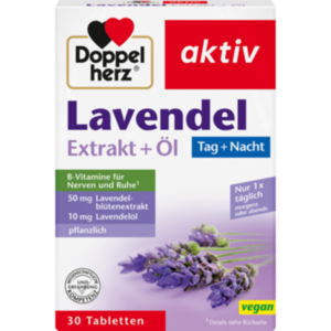DOPPELHERZ Lavendel Extrakt+&Ouml;l Tabletten