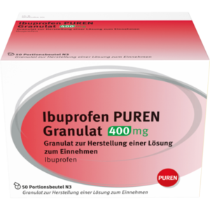 IBUPROFEN PUREN Granulat 400 mg z.Her.e.Lsg.z.Ein.