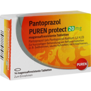 PANTOPRAZOL PUREN protect 20 mg magensaftres.Tabl.